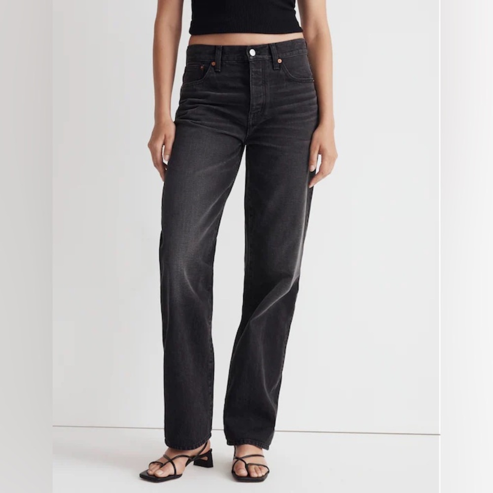 Madewell Low-Slung Straight Jeans